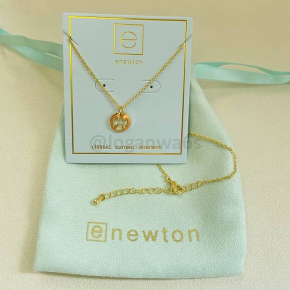 E newton Guardian angel Gold Necklace - Picture 3 of 3